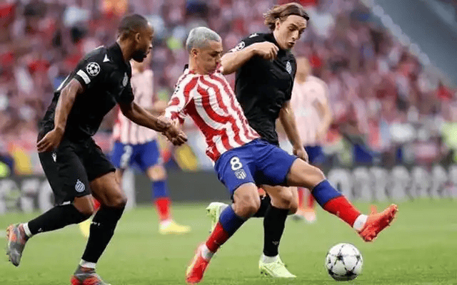 关于马竞球员集体发挥，团队合作获得胜利的信息